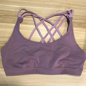 Lululemon energy sports bra, lavender, size 12